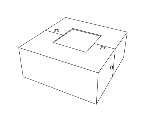 RAB BC4 BASE COVER 4" SQUARE STEEL Product image for RAB BC4 BASE COVER 4" SQUARE STEEL