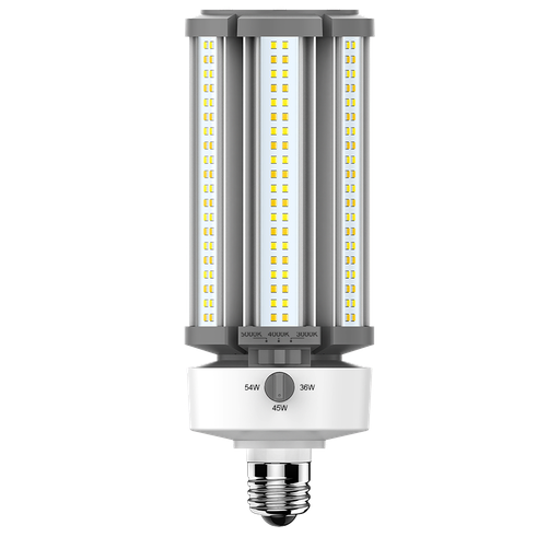 HID REPLACEMENT FIELD ADJUSTABLE 5220/6525/7830 LUMENS  36/45/54W E26 80CRI 3CCT BALLAST BYPASS 5-PIN SENSOR PORT