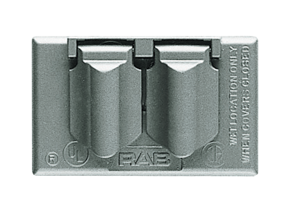 Product image for RAB CO1 CVR RECTANGULAR OUTLET CVR