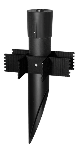 Product image for RAB MPM19B Black PVC Landscape Lighting Mounting Post