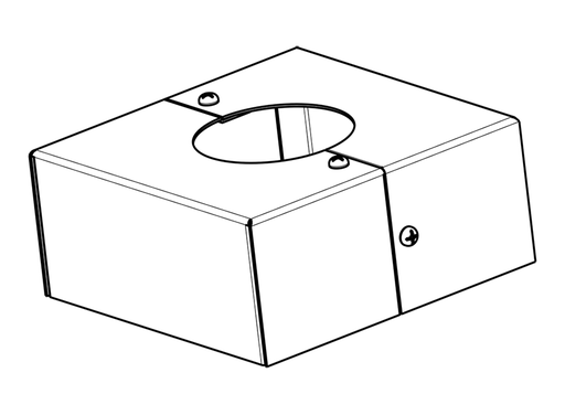 Product image for RAB BASE-R4 4" Round Base Cover Bas