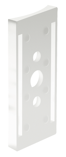 Product image for RAB RPA6W ADPT 6" RND WH POLE AL