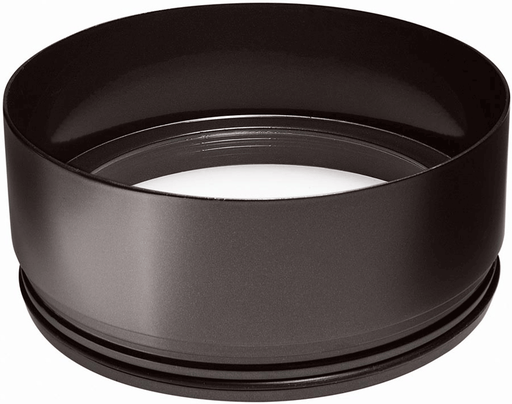 Product image for RAB HH1A 5-5/8 x 2-1/4 Inch Bronze Die-Cast Aluminum Incandescent Floodlight Hood