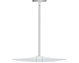 Product image for RAB PLED2X10YW/UP LED PENDANT 2X10W
