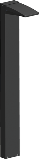 Product image for Rab Lighting BLED10Y - 42-Inch High Rectangular 10W LED Bollard 3000K - 1,297 Lumens 71 CRI 120-277V - Bronze Finish