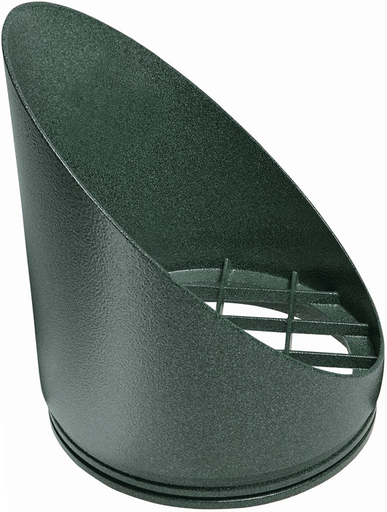 Product image for RAB HV1VG 5-5/8 x 6-1/4 Inch Verde Green Die-Cast Aluminum Incandescent Floodlight Visor