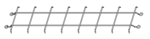 Product image for RAB GDSLIM57W WIRE GUARD SLIMWALL 5