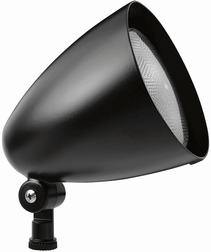 RAB HB101B 150 W 5-5/8 x 7 Inch Black Die-Cast Aluminum Incandescent Floodlight Fixture