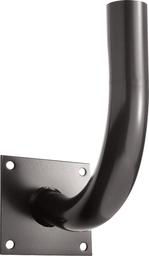 RAB MCB Slipfitter Bronze Steel Curved Wall Mount Floodlight Bracket