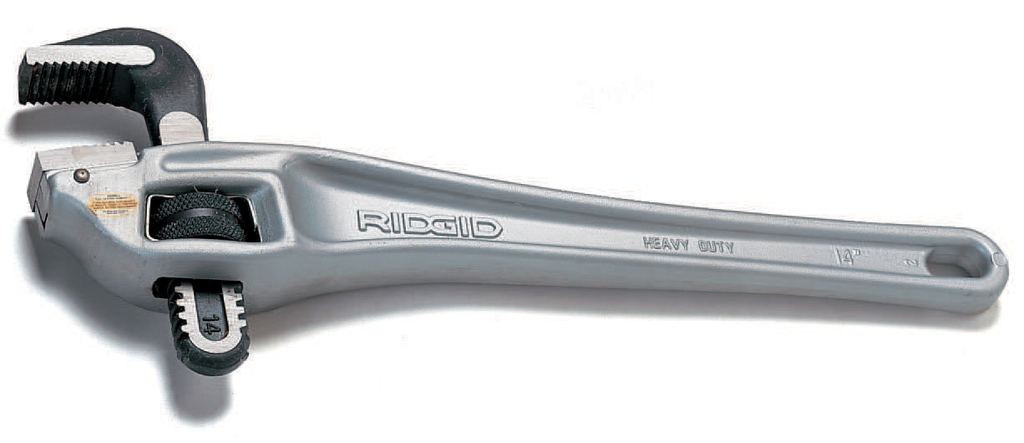 14" Aluminum Offset Pipe Wrench, 31120