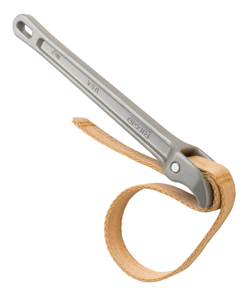 2 11 ¾” Aluminum Strap Wrench with 17” x 1-1/8” Strap, 31350