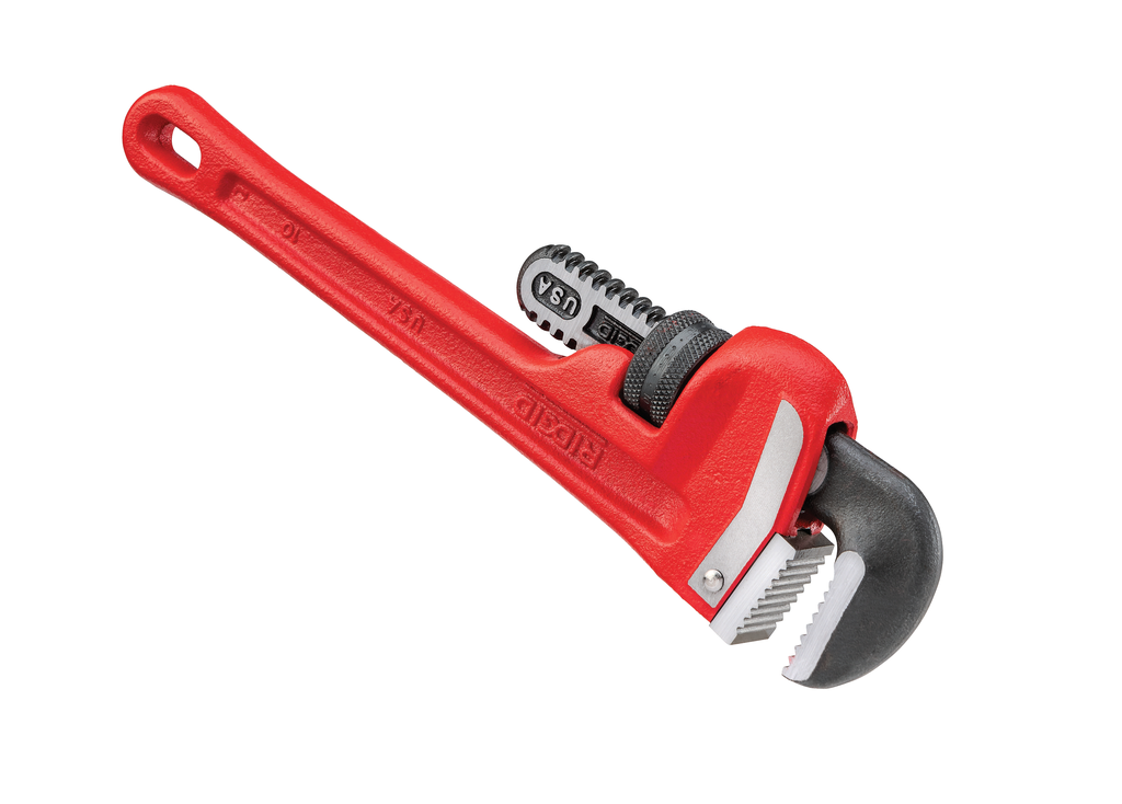 10" Heavy-Duty Straight Pipe Wrench, 31010