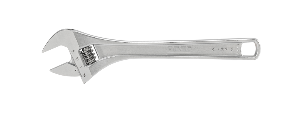 762 12” Wide-Capacity Adjustable Wrench, 86917