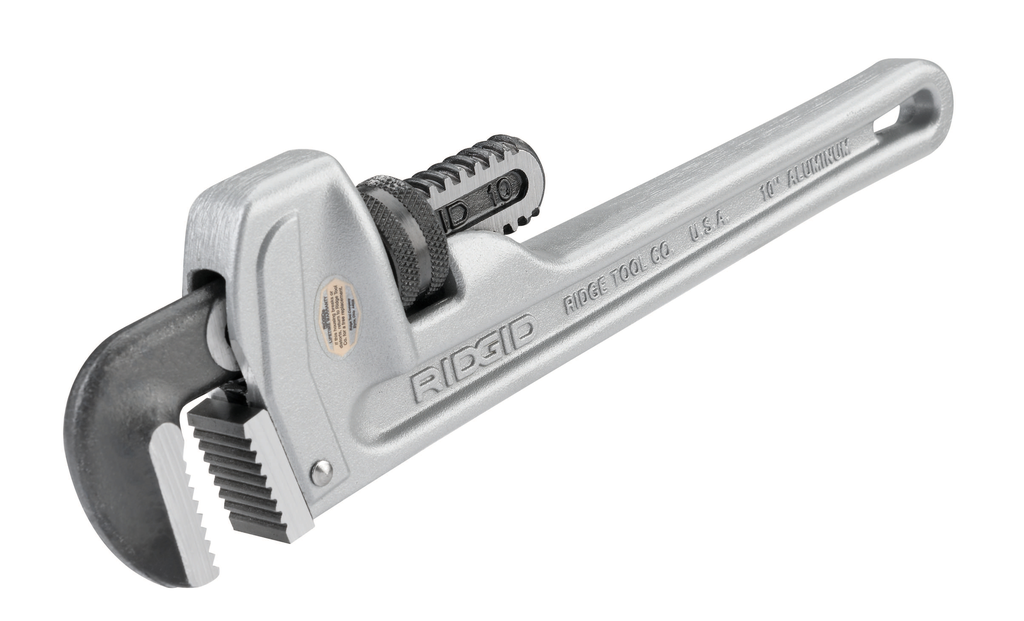 810 10" Aluminum Straight Pipe Wrench, 31090