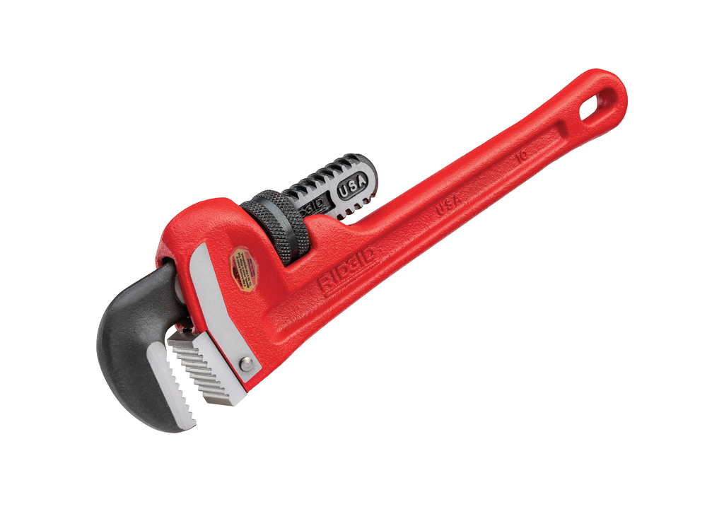 10" Heavy-Duty Straight Pipe Wrench, 31010
