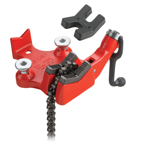 BC410P BC210PA 1/2" - 4-1/2" OD Top Screw Bench Chain Vise for Plastic Pipe, 40200