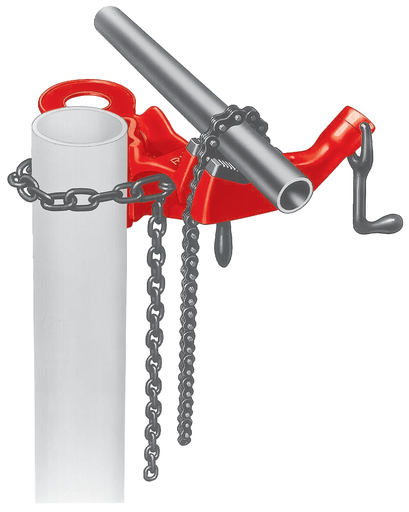 640 1/8" - 5" Top Screw Post Chain Vise, 40170