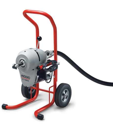 K-1500SPA K-1500SP-A 120V Machine with A-1 Operator’s Mitt and A-12 Pin Key, Plus: A-34-12 Rear Guide Hose, A-34-12 Rear Guide Hose, 150' (45.7), Ten Sections of C-11, 1 1/4" (32 mm)Cable, Three A-8 Cable Carriers, A-3 Tool Box, Eight-Piece 1 1/4" (32 mm)