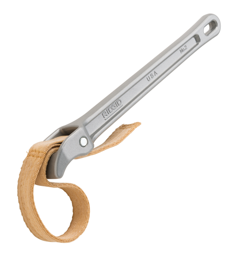2 11 ¾” Aluminum Strap Wrench with 17” x 1-1/8” Strap, 31340