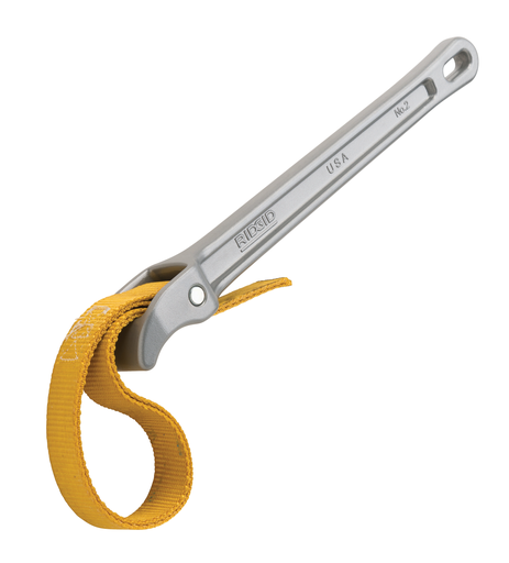2P 11 ¾” Aluminum Strap Wrench for Plastic with 17” x 1-1/16” Strap, 31355