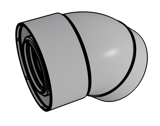 2/4 Condensing 45 Degree Elbow Qty 2