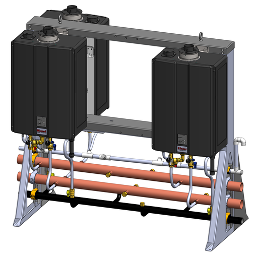 3-Unit Interior Free Standing Rack NG