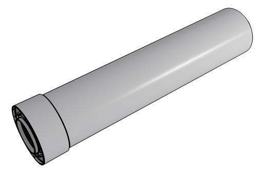 2/4 CD Vent Pipe Extension 10in Pptl