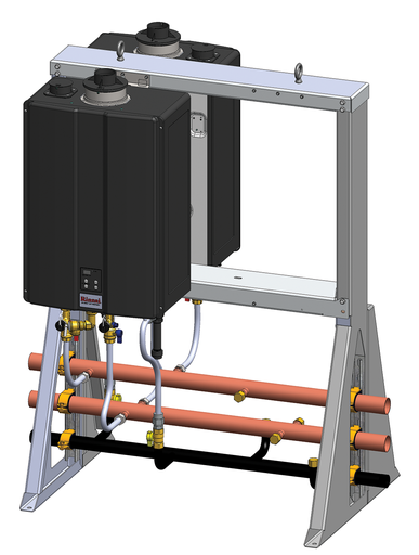 Interior Free Standing Rack, 2 unit NG