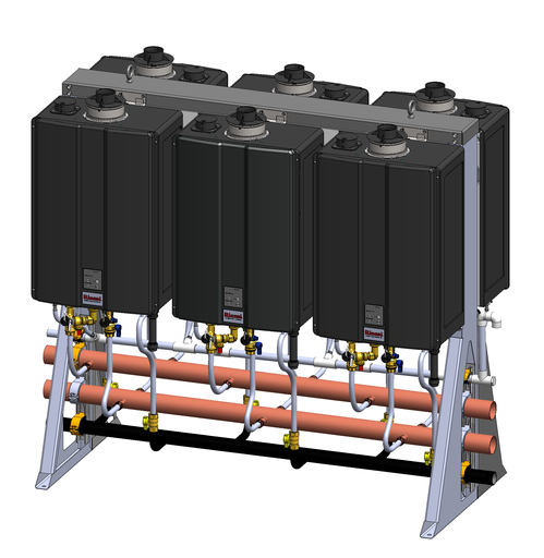Interior Free Standing Rack, 6 unit NG