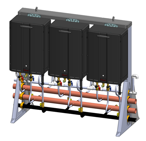 Ext Inline Free Standing Rack, 3unit NG