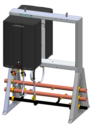 Exterior Free Standing Rack, 2 unit NG