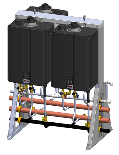 Interior Free Standing Rack, 3 unit LPG