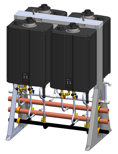 Interior Free Standing Rack, 4 unit LPG