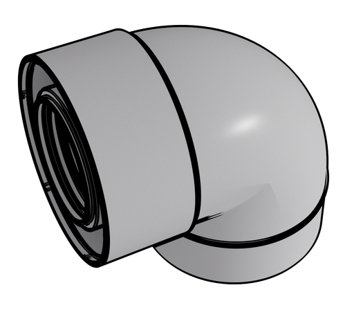 2/4 CD  90 Degree Elbow PPtl