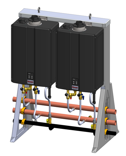 Int Inline Free Standing Rack, 2unit NG