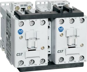Product image for Allen-Bradley 104-C43D22 43 Amp Reversing Contactor