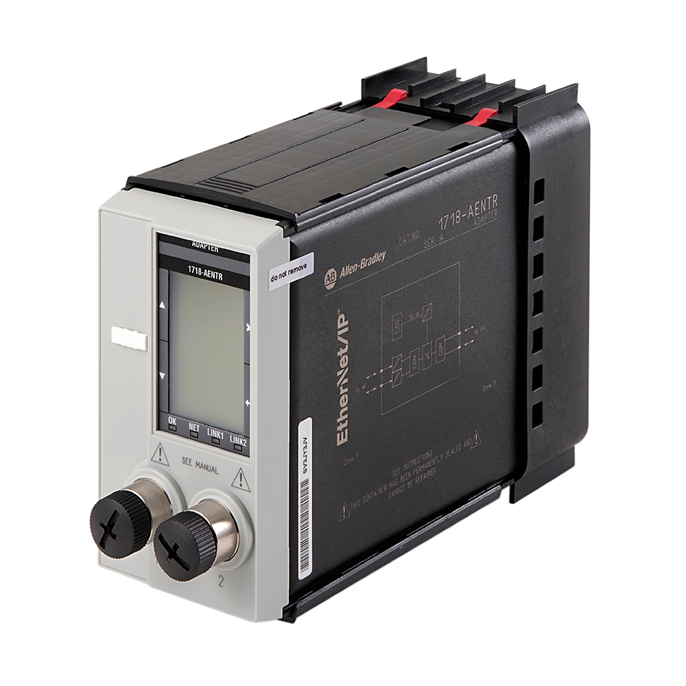 Product image for A-B 1718-AENTR Ex I/O EtherNet/IP A