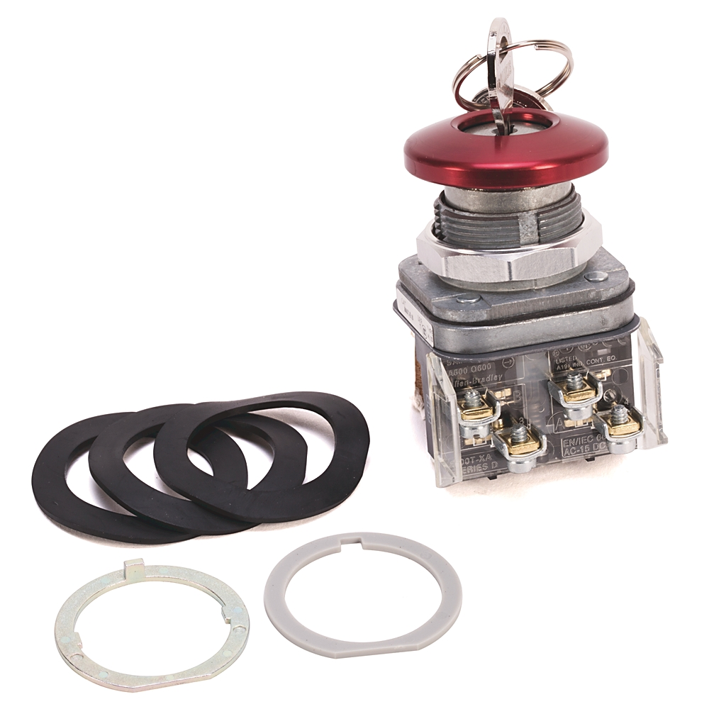 Product image for Allen-Bradley 800T-E15M6A 30 mm Push Button