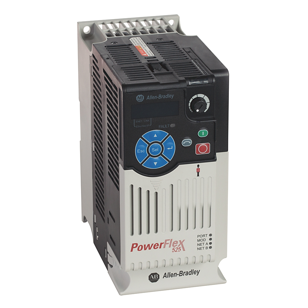 Product image for Allen Bradley 25B-E6P6N104 PowerFlex 525 4kW (5Hp) AC Drive