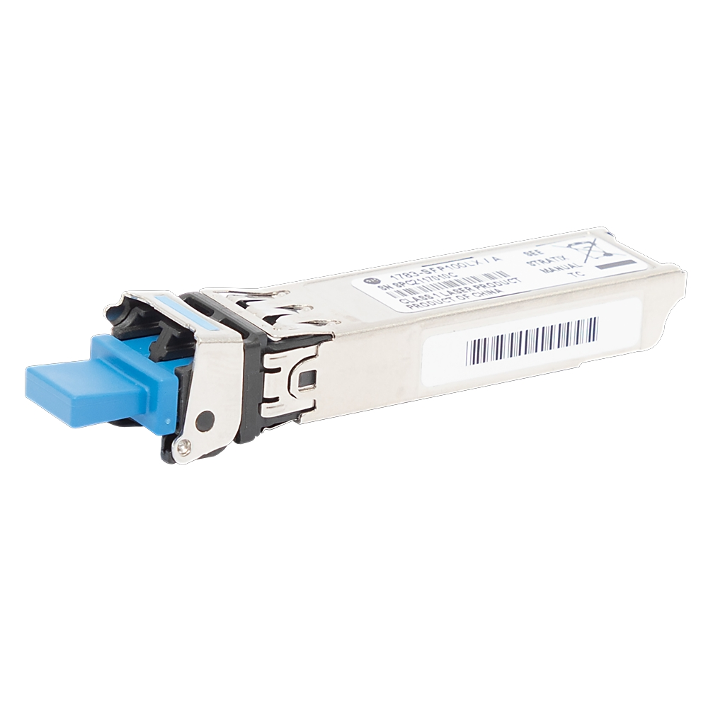Product image for Allen-Bradley 1783-SFP100LX Stratix Fiber 100 mB Connectivity Over Single-Mode Fiber