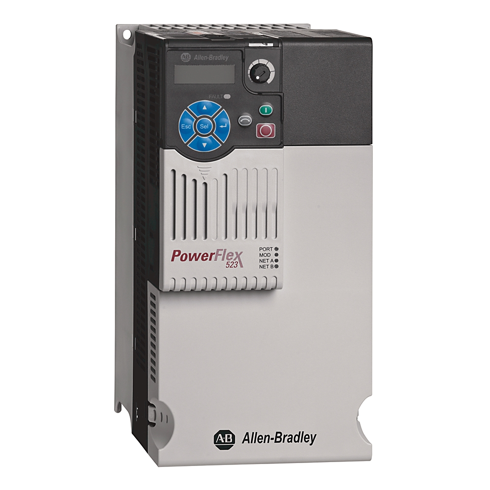 Product image for Allen-Bradley 25A-D037N114 Powerflex 523 18.5 kW 25 Hp AC Drive