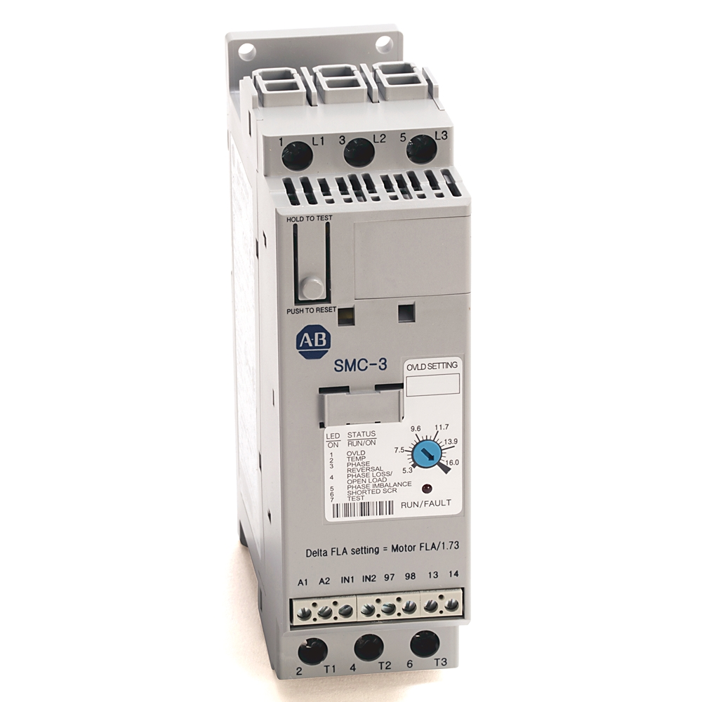 Allen-Bradley 150-C25NBR 400 to 460 VAC 3-Phase 25 Amp Non-Combination Solid State Smart Motor Controller Product image for Allen-Bradley 150-C25NBR 400 to 460 VAC 3-Phase 25 Amp Non-Combination Solid State Smart Motor Controller