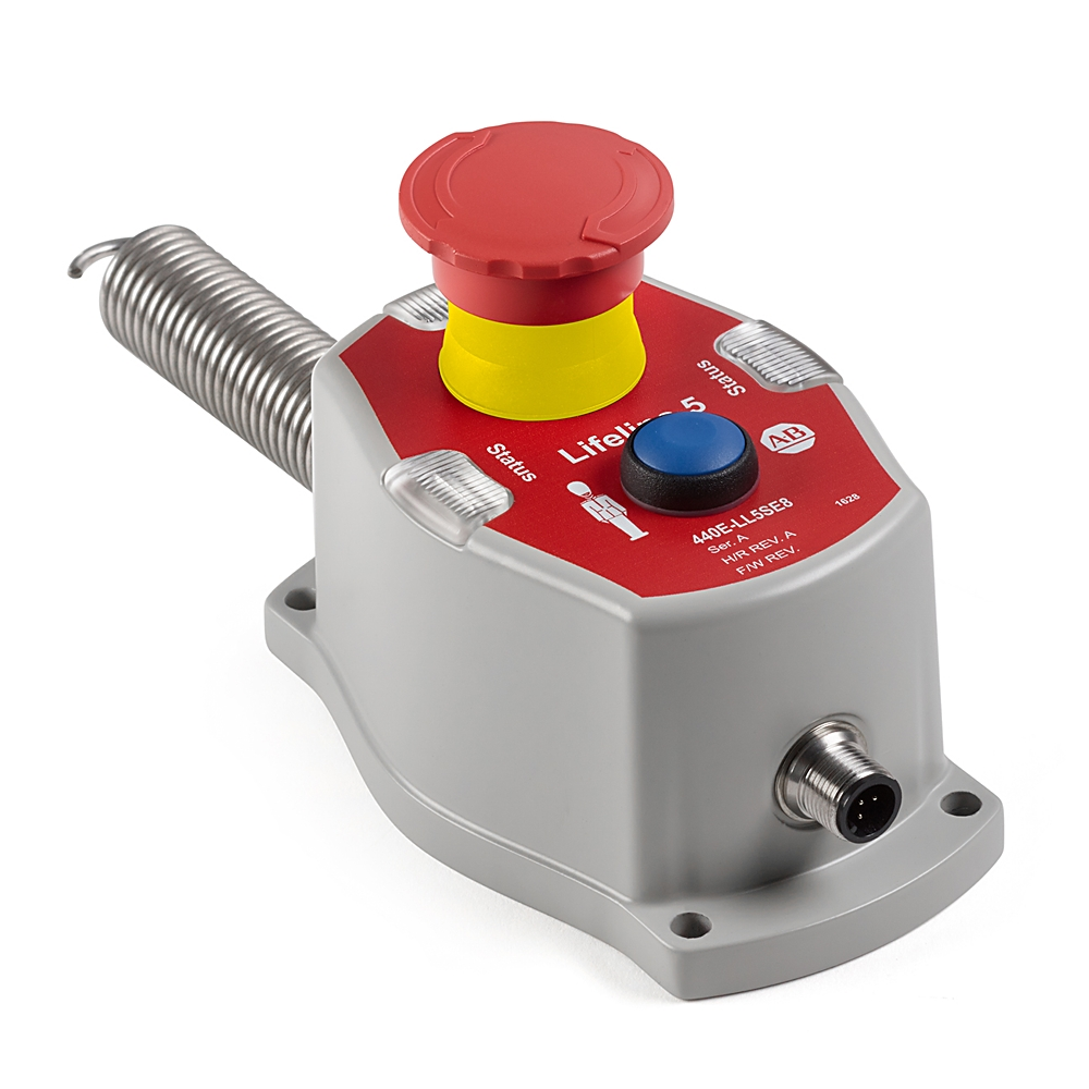 Allen Bradley 440E-LL5SE8 Lifeline 5 Safety Cable Pull Switch