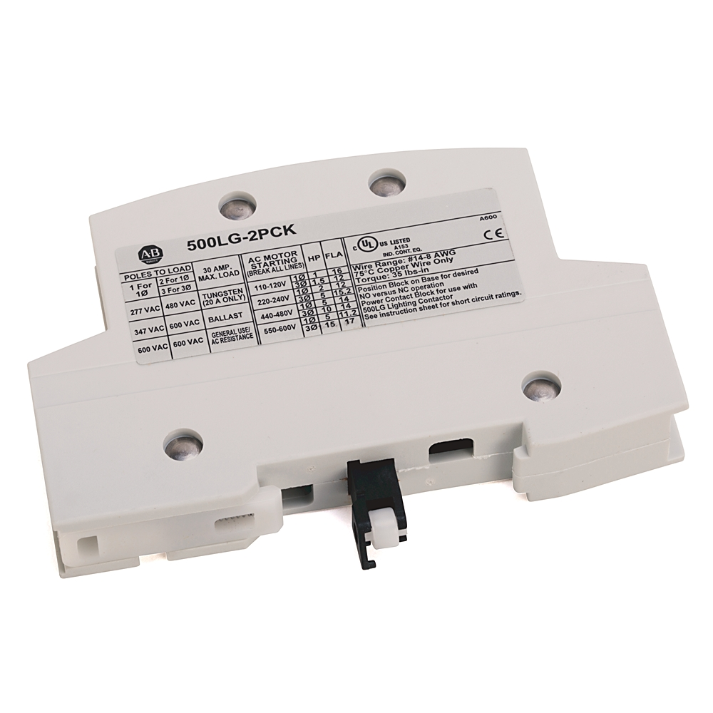 Product image for Allen-Bradley 500LG-2PCK 2-Pole N.O. Conversion Kit