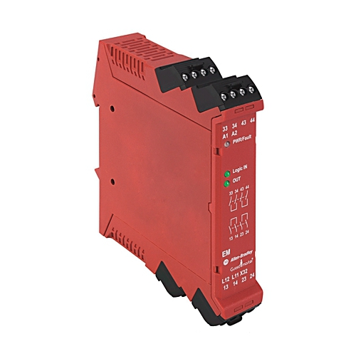 Product image for Allen-Bradley 440R-EM4R2 Guardmaster Safety Relay Expand Module