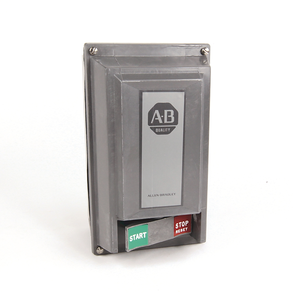Allen-Bradley 609-ACX NEMA Size 0 Manual Motor Starter Product image for Allen-Bradley 609-ACX NEMA Size 0 Manual Motor Starter