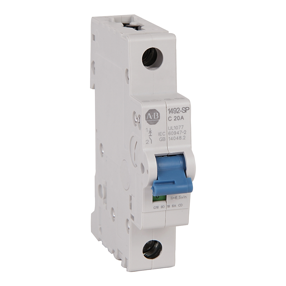 Product image for Allen-Bradley 1492-SPM1D080 8 Amp Supplementary Protector Miniature Circuit Breaker