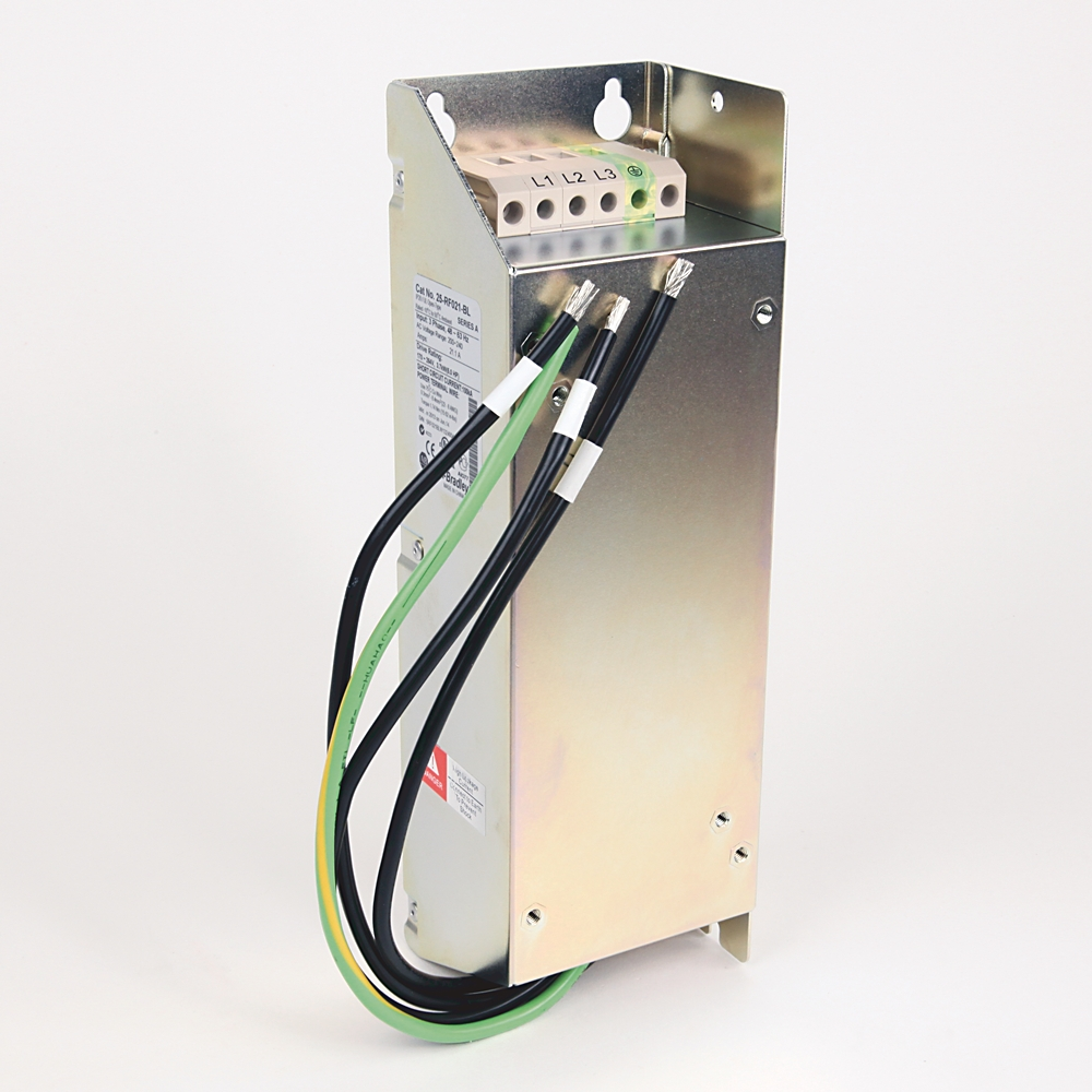 Product image for Allen Bradley 25-RF021-BL PowerFlex 520 Series 21.1 Amp 230 Volt EMC Filter Kit