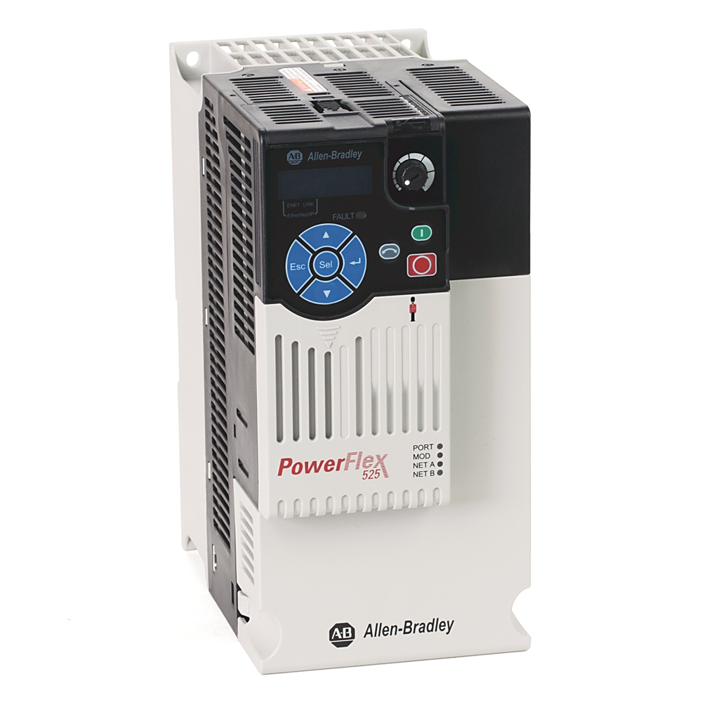 Product image for Allen-Bradley 25B-D017N104 Powerflex 525 7.5 kW (10 Hp) AC Drive