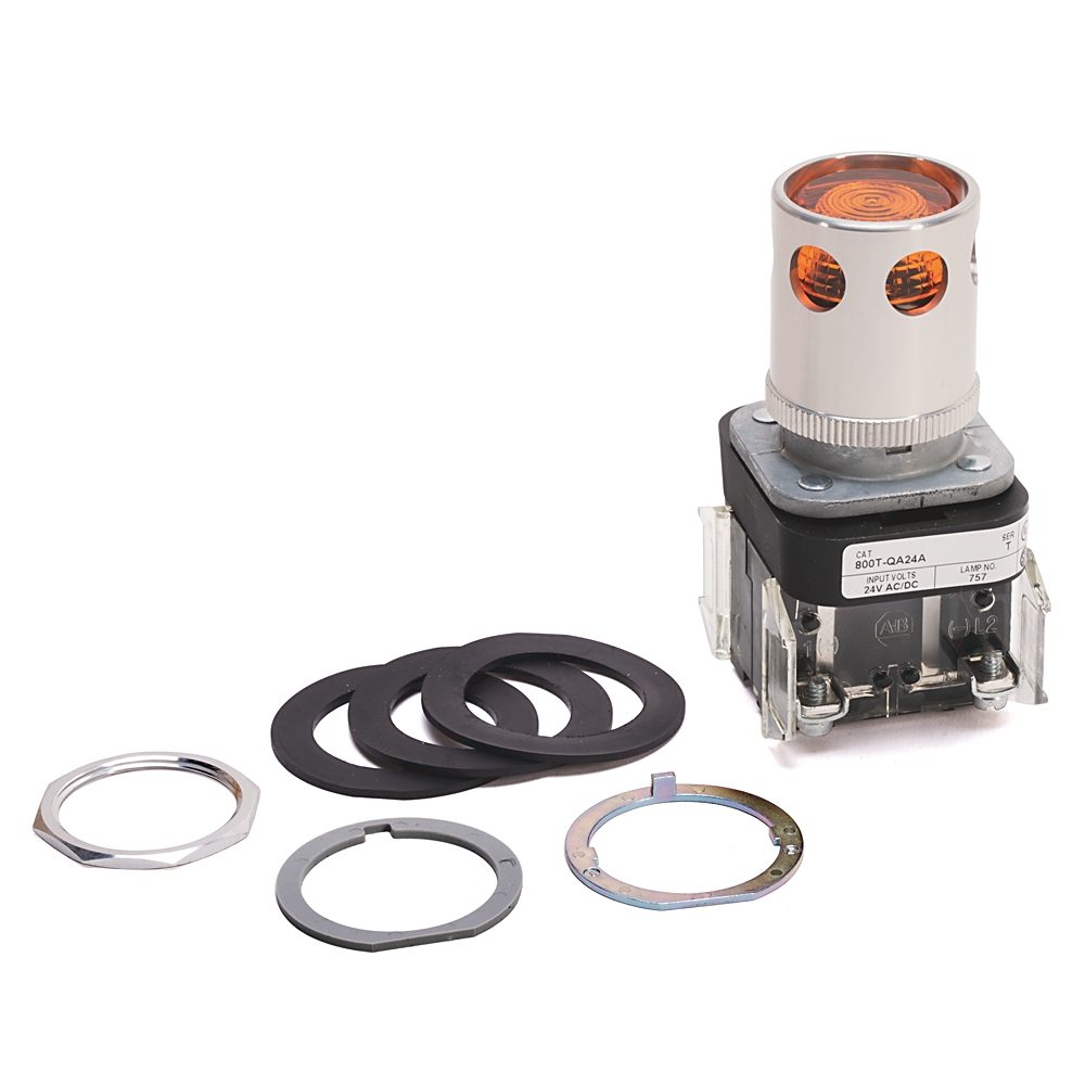 Product image for Allen Bradley 800T-QA24AA2 30mm Momentary Push Button 800T PB